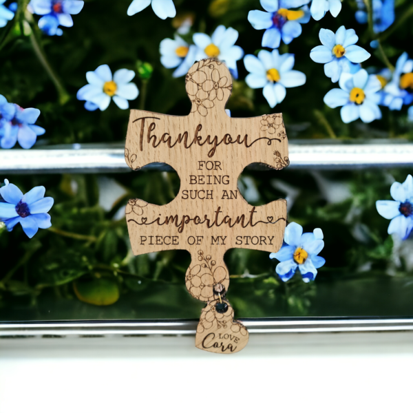 Forget-Me-Not Puzzle Magnets