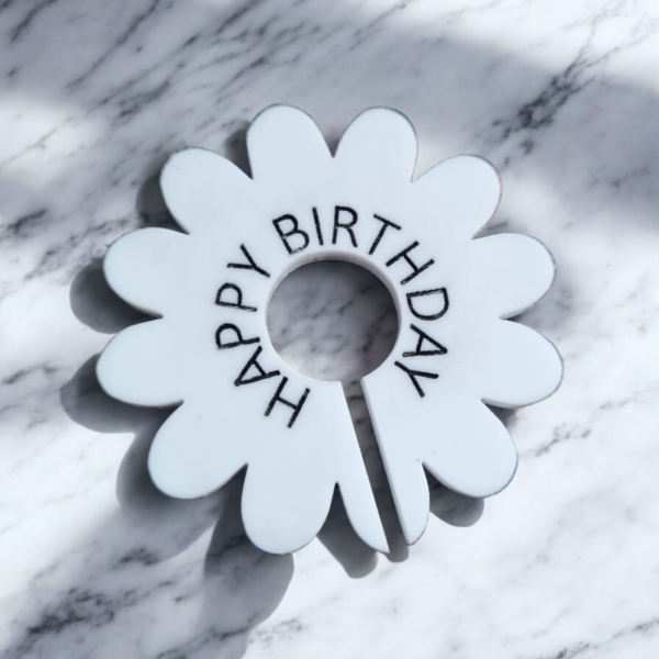 Birthday Glass Tags