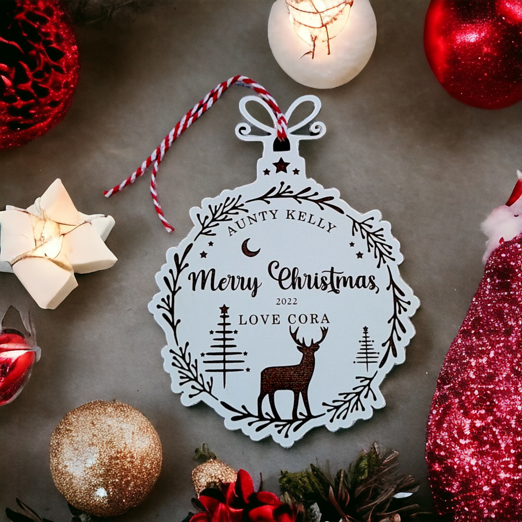 Wreath bauble - Reindeer
