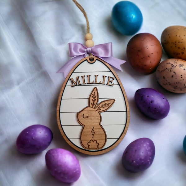 Easter Bunny Name Sign - Image 3