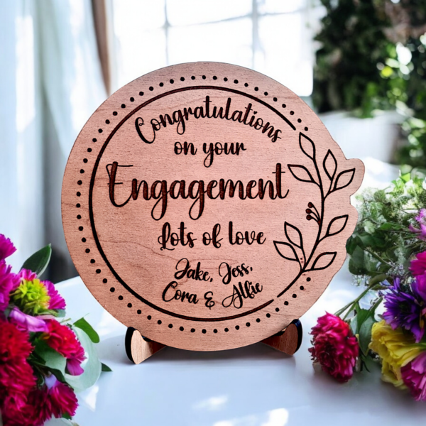 Engagement Wreath Card