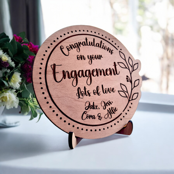 Engagement Wreath Card - Image 2