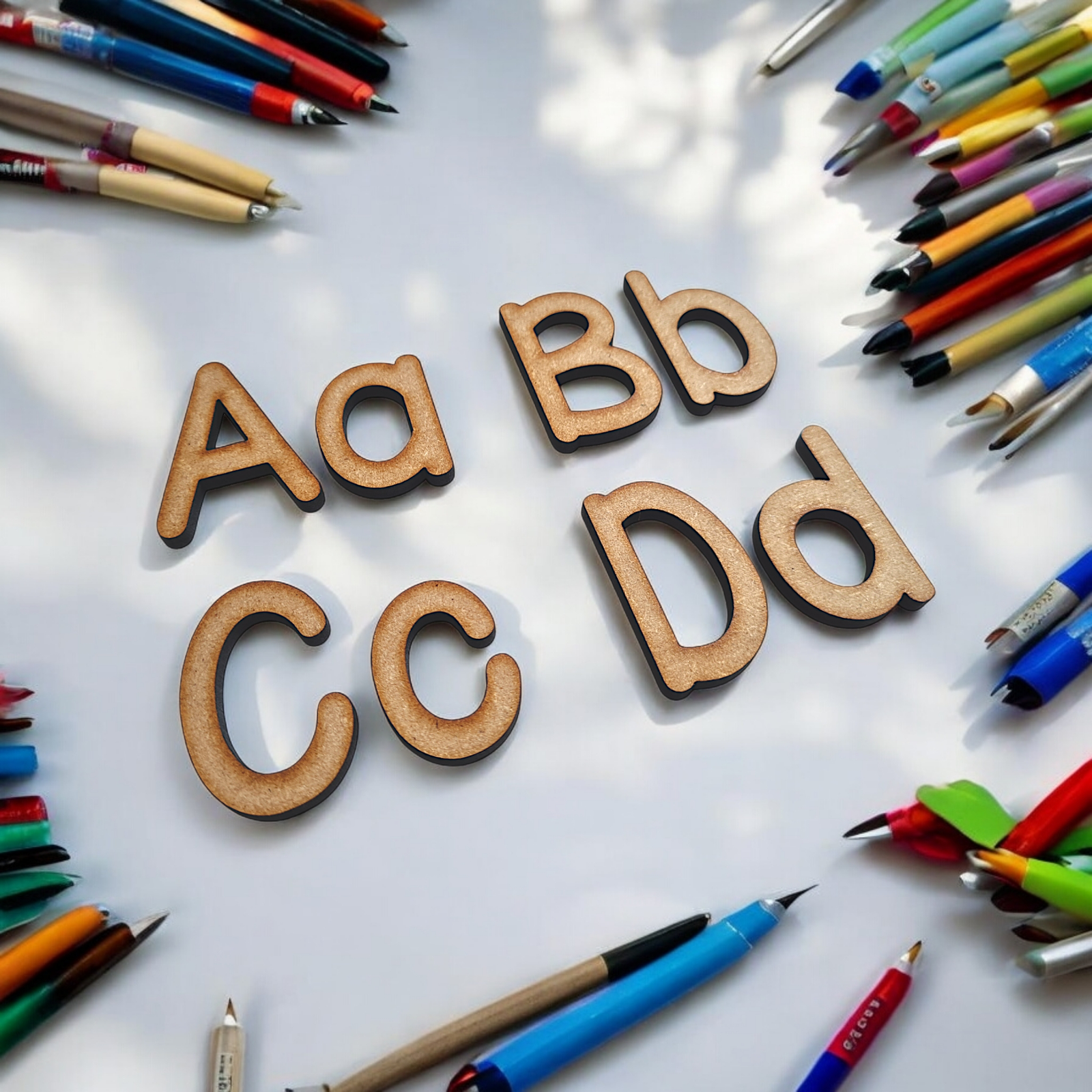 Wooden Letters (Basic Font)