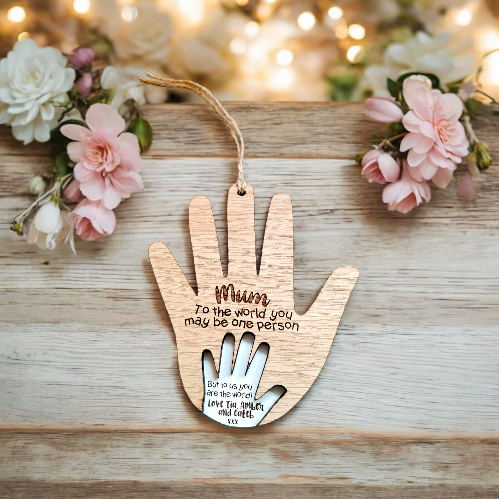 Hand Print Mothers Day Sign