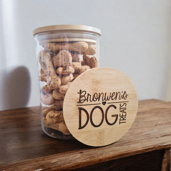 Dog Treat Jar - Heart