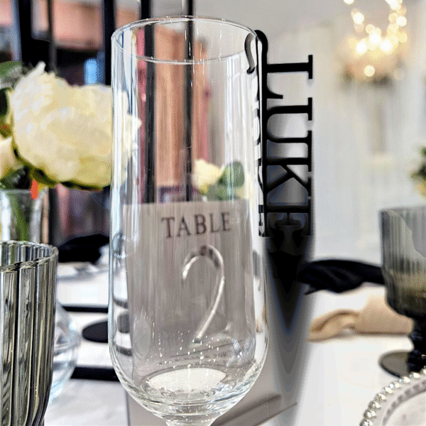 Elegant Acrylic Glass Name Tag - Image 4
