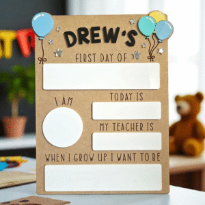 My First Day - Balloons